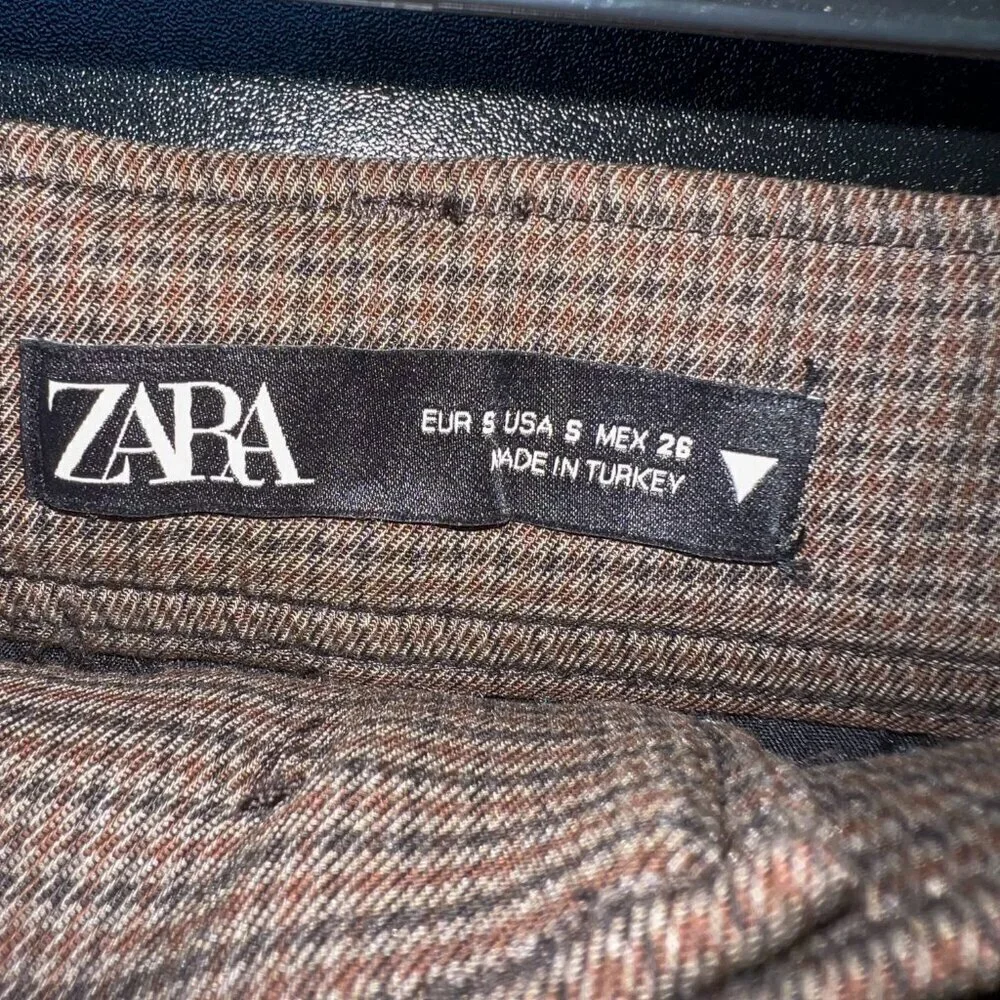 Zara houndstooth plaid